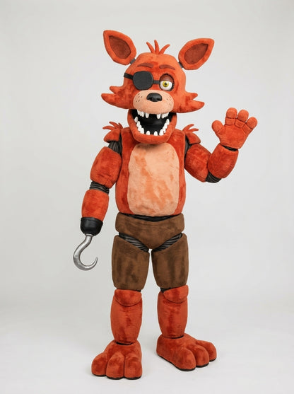 Foxy costume for adults, waving pose