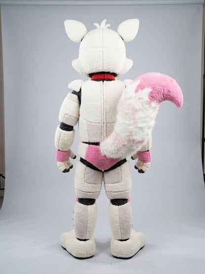 Funtime Foxy costume for adults, rear view