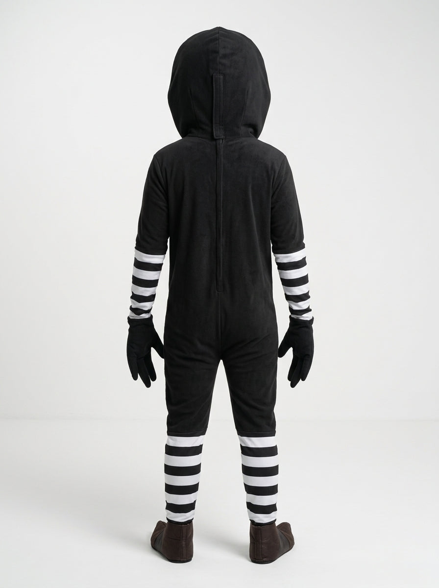 the Puppet costume for adults, rear view