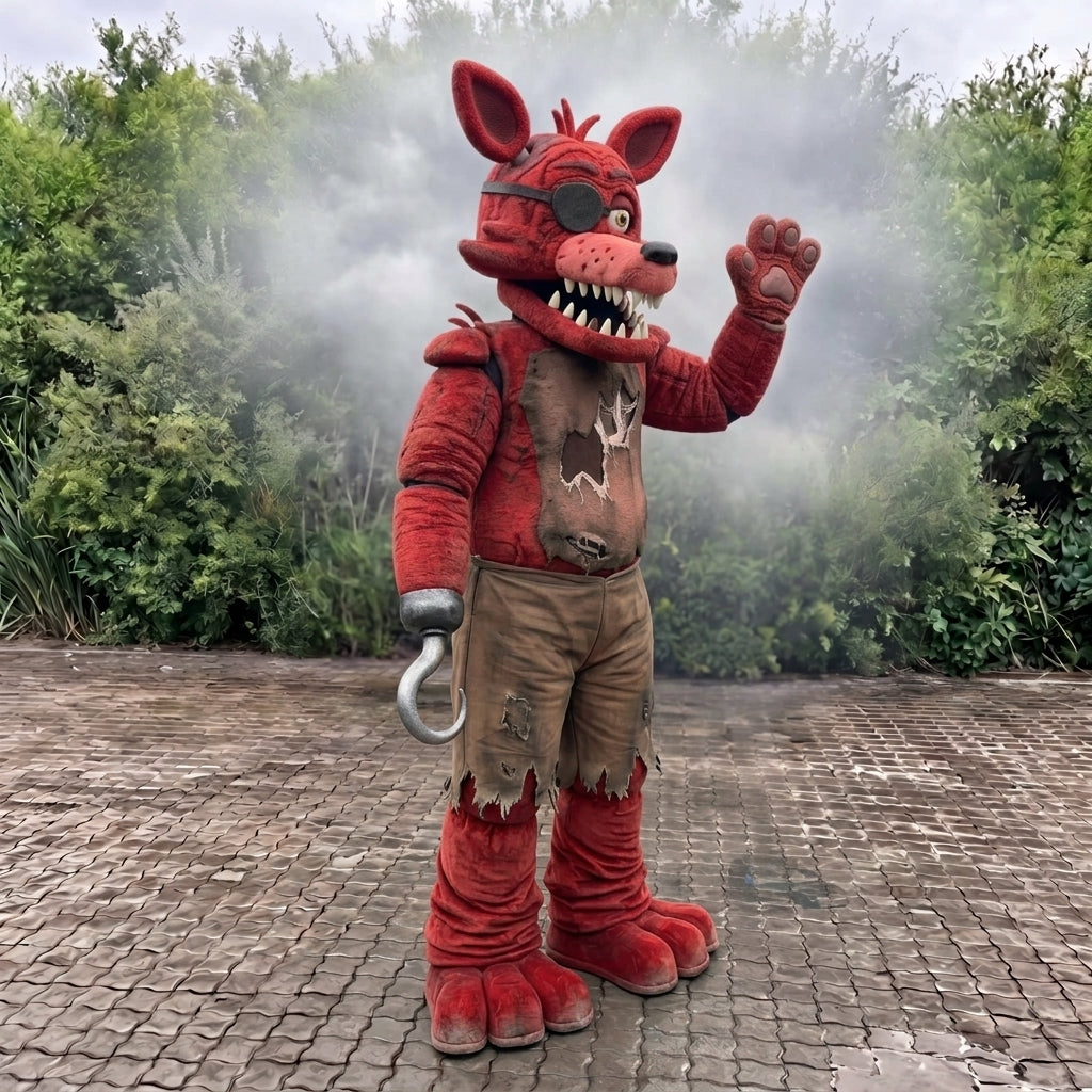Foxy Costume for Adults - FNAF Pirate Fox Animatronic Suit