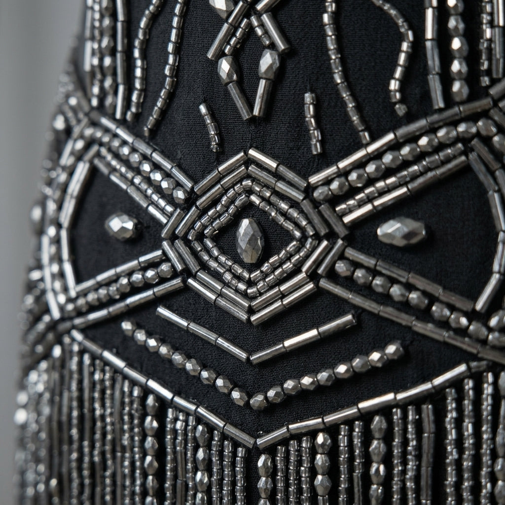 1920s Flapper Dress - Gatsby Sequin Party Costume Dress