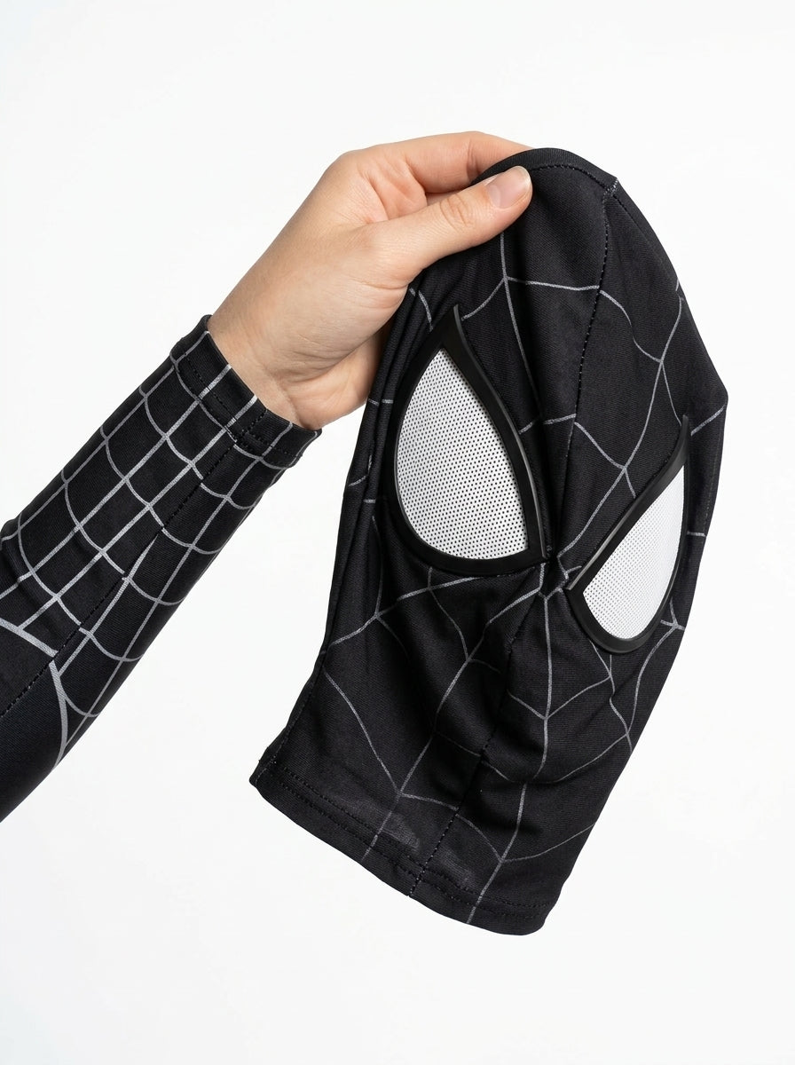 Black Spider-Woman Costume - black mask detail