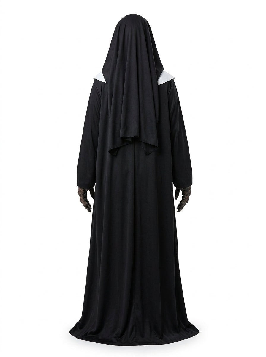 Scary Nun Costume - back view