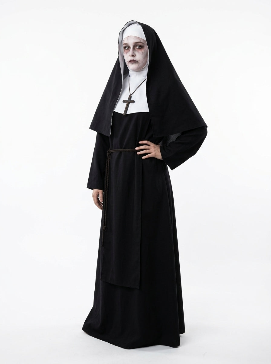 Scary Nun Costume - model posing