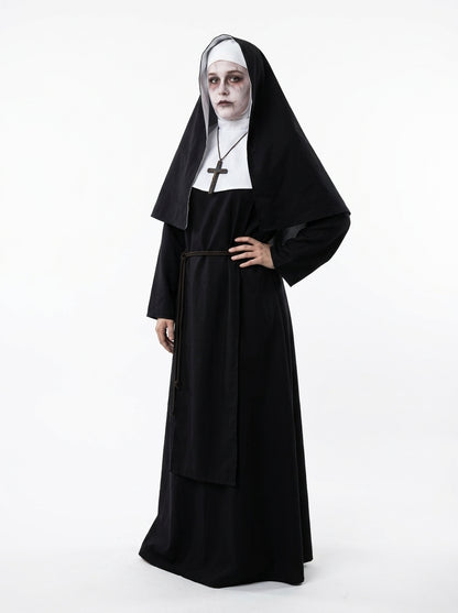 Scary Nun Costume - model posing