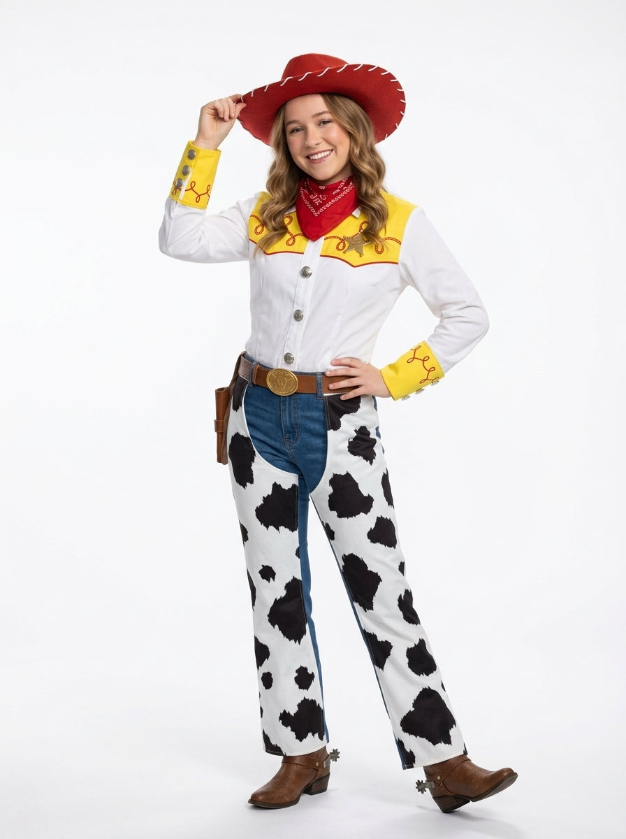 Jessie Costume - tipping the cowgirl hat