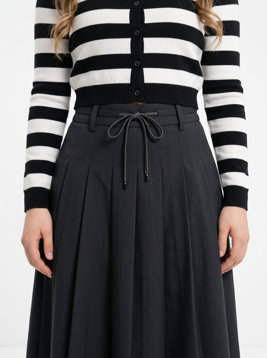 Wednesday Addams Costume - skirt and cardigan view