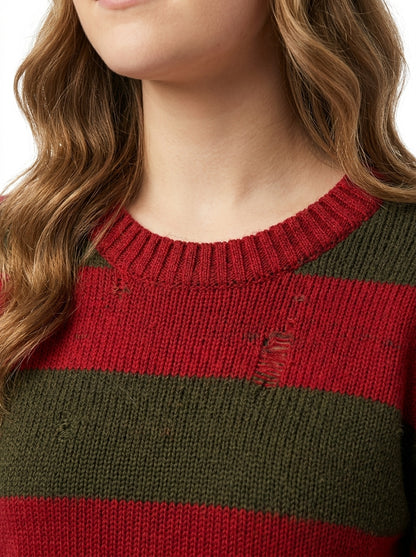 Freddy Krueger Costume - striped sweater view