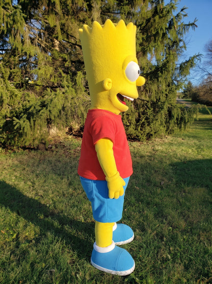 Mascot side profile view