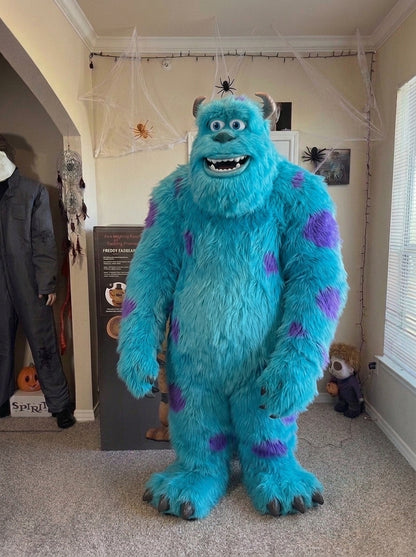 Blue monster costume alternate view