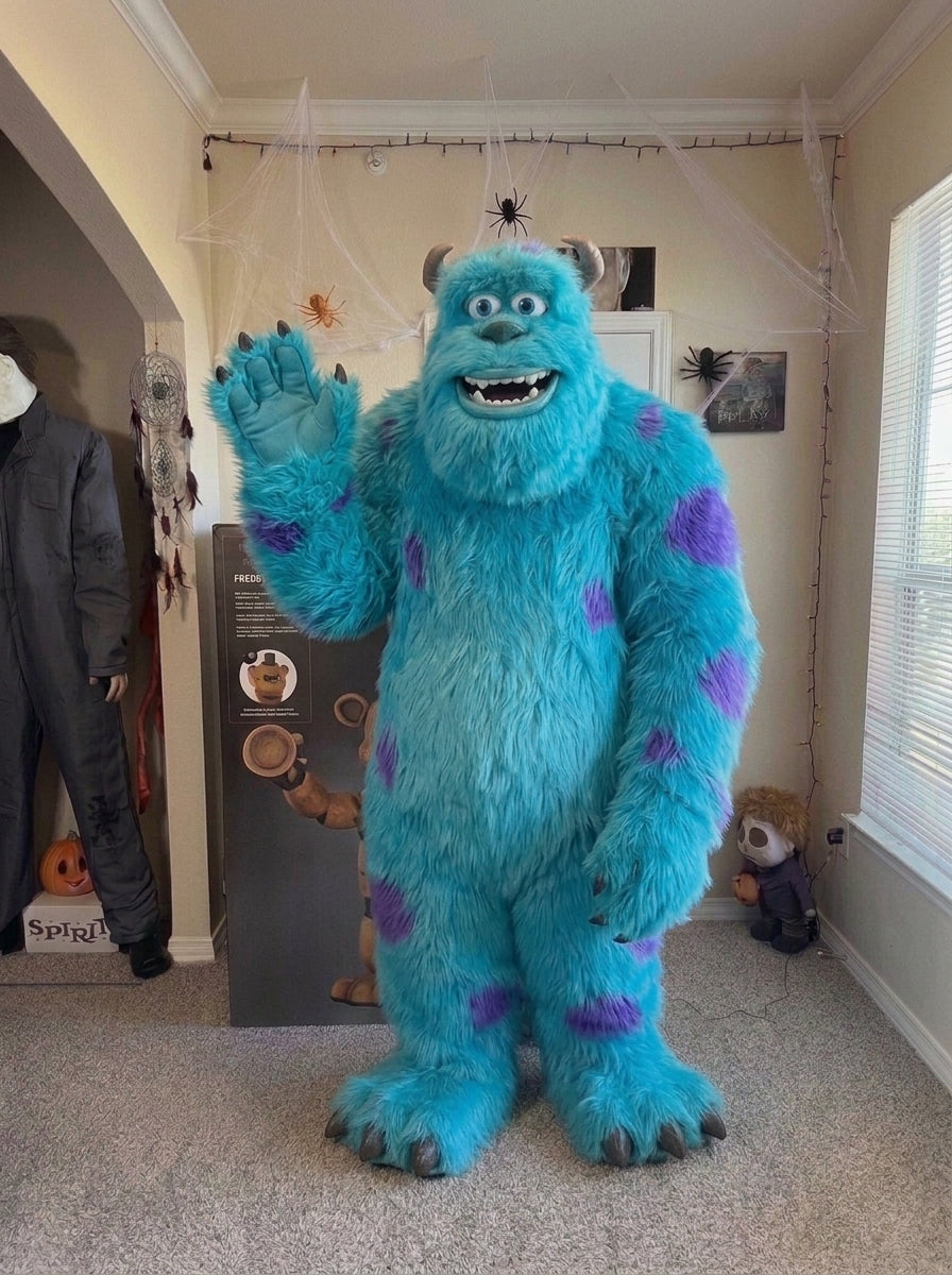 Furry monster mascot