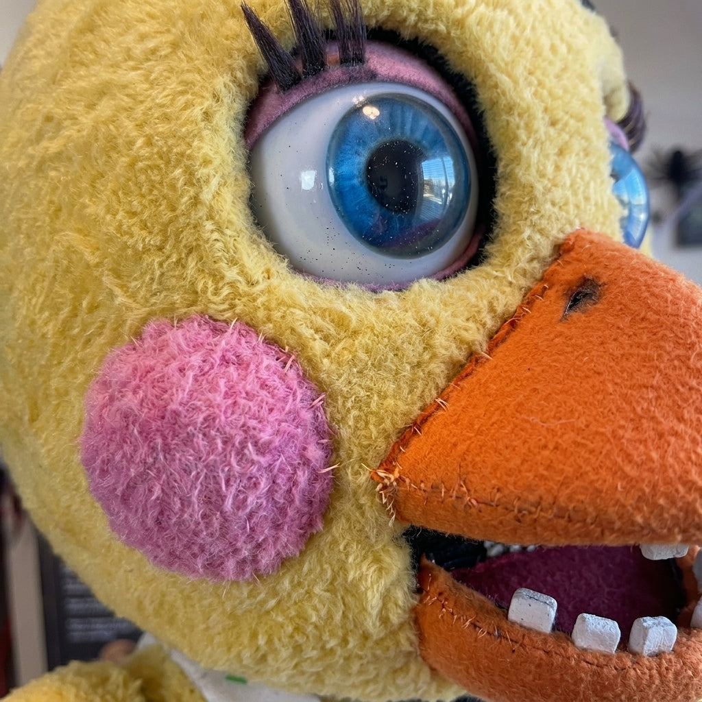 Toy Chica costume portrait close-up