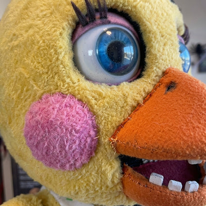 Toy Chica costume portrait close-up